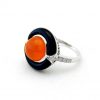 Carnelian & Onyx Ring