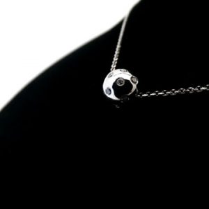 Diamond Set Ball Pendant