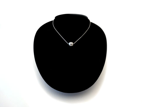 Diamond Set Ball Pendant