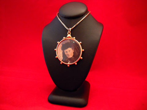 Rose Gold Photo Locket