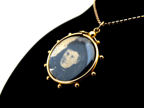 Rose Gold Photo Locket