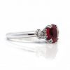 Ruby and Diamond Trilogy Ring