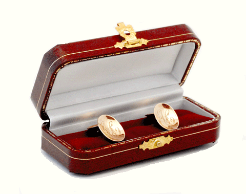 Rose Gold Cuff Links