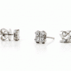 Princess Cut Illusion Studs