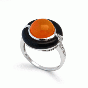 Carnelian & Onyx Ring