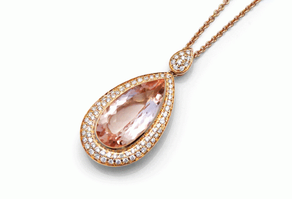 Rose Gold and Morganite Pendant | PIL02496MO | Maison Birks Salon