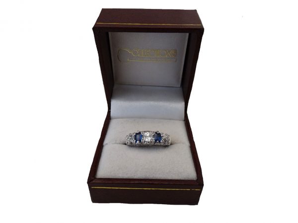 18ct Sapphire and Diamond Ring