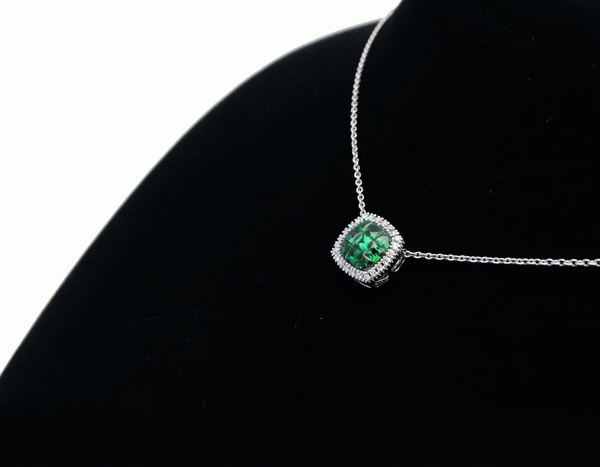 18ct Tsavorite Garnet Necklace