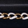 Diamond Set Curb Link Bracelet