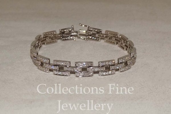 Grain Set Diamond Bracelet