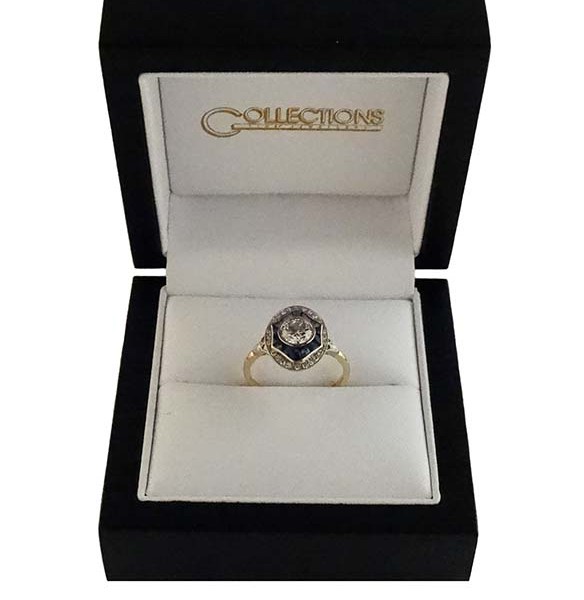Sapphire and Diamond Ring