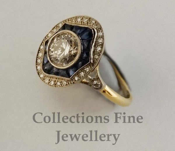 Sapphire and Diamond Ring