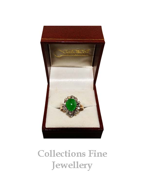 Jade and Diamond Ring - Collection Fine Jewellery and Watches